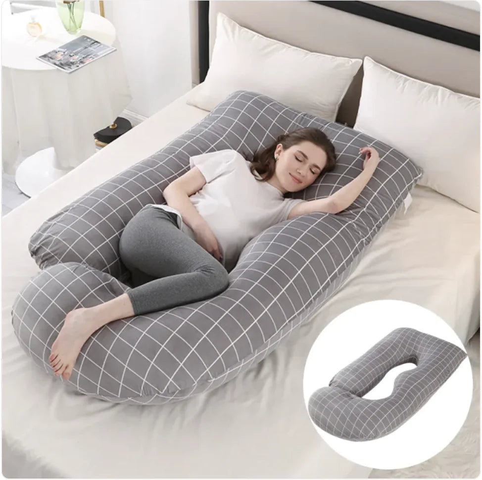 Pregnancy Waist Support Pillow for Side Sleeping | Maternity Belly Relief Cushion