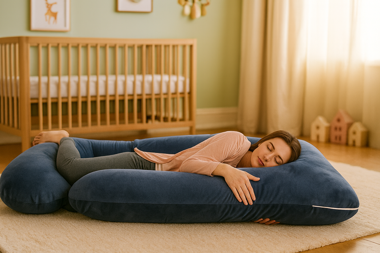 HerPillow® Ultimate 5-in-1 Pregnancy & Nursing Support Pillow