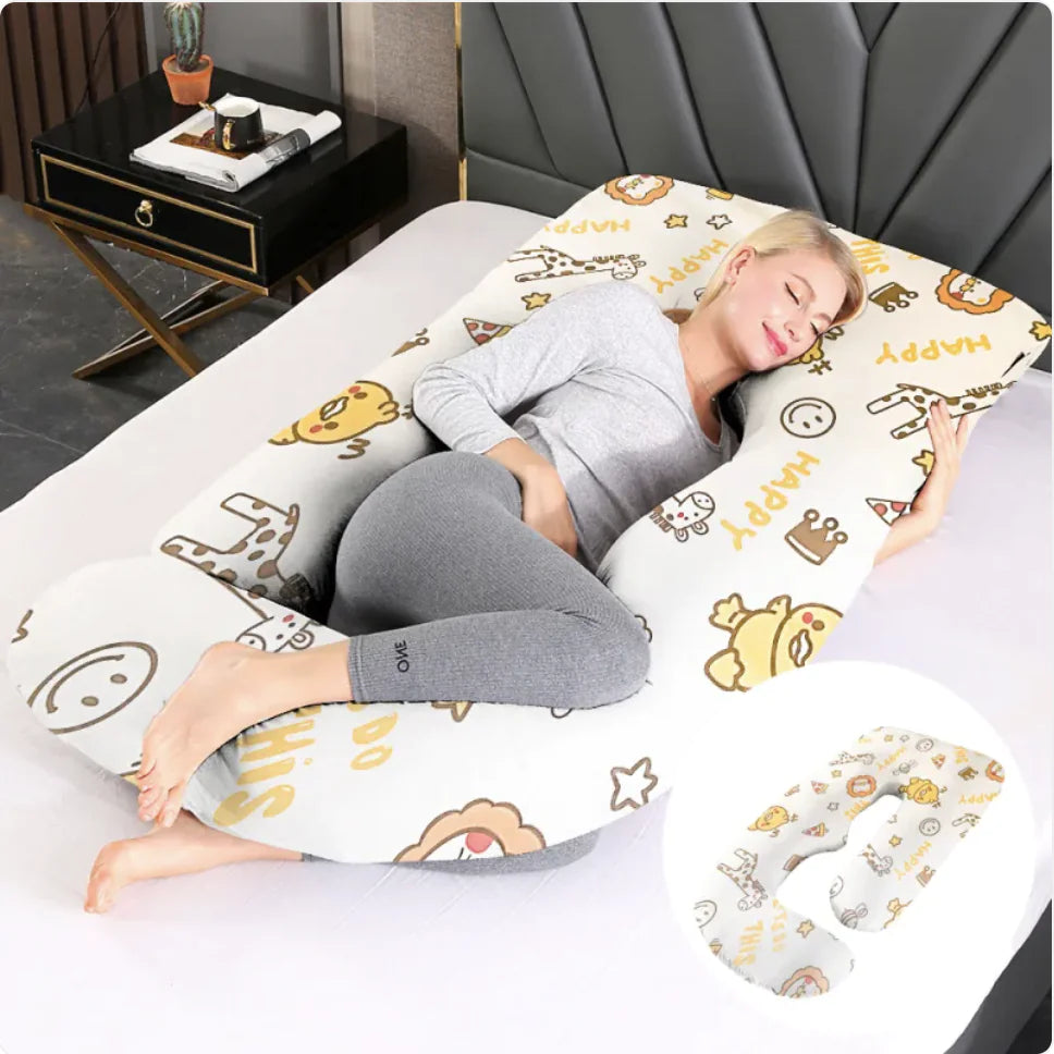 Pregnancy Waist Support Pillow for Side Sleeping | Maternity Belly Relief Cushion