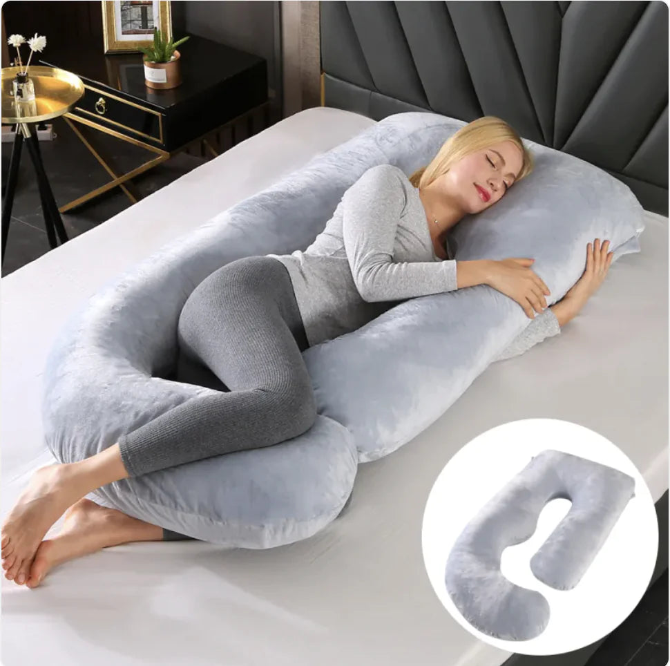 Pregnancy Waist Support Pillow for Side Sleeping | Maternity Belly Relief Cushion