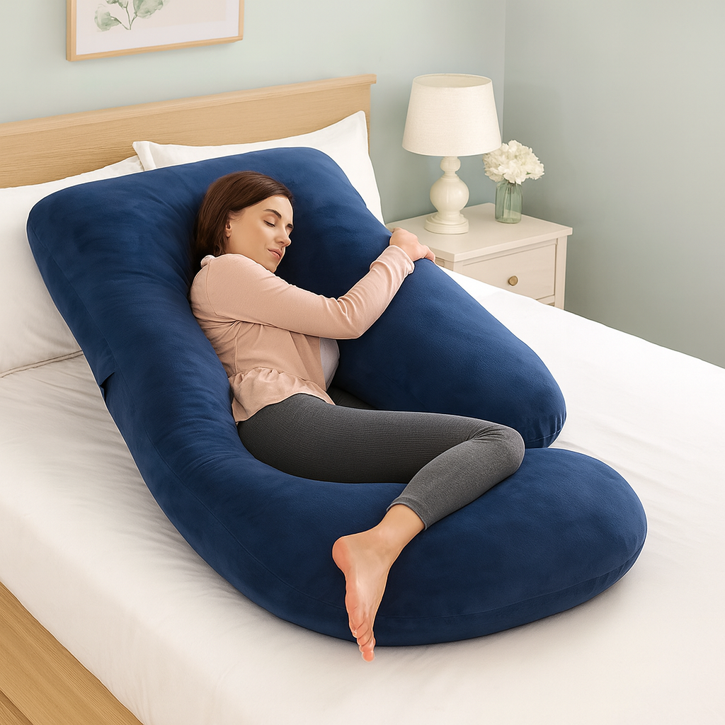 HerPillow® Ultimate 5-in-1 Pregnancy & Nursing Support Pillow