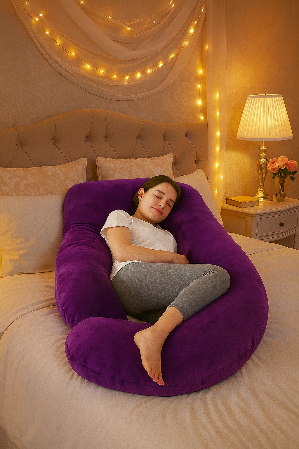 HerPillow® Ultimate 5-in-1 Pregnancy & Nursing Support Pillow