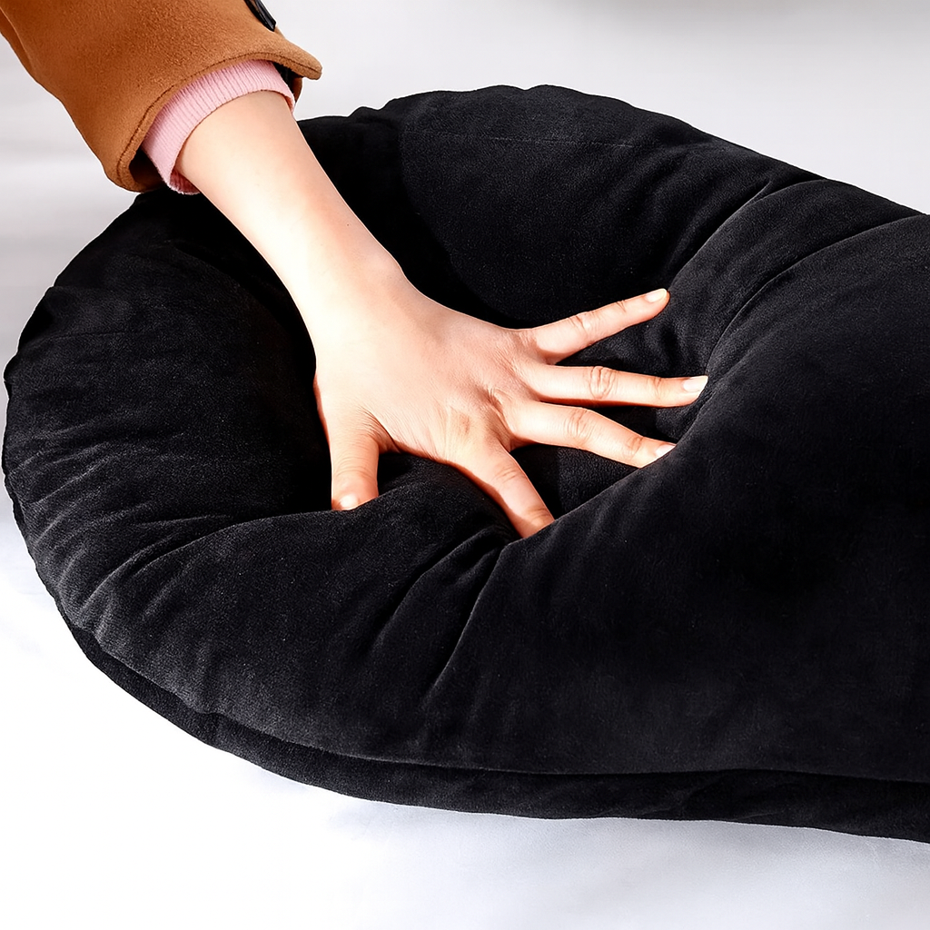 HerPillow® Pillowcase Replacement + HerPillow® Black Pillow Bundle