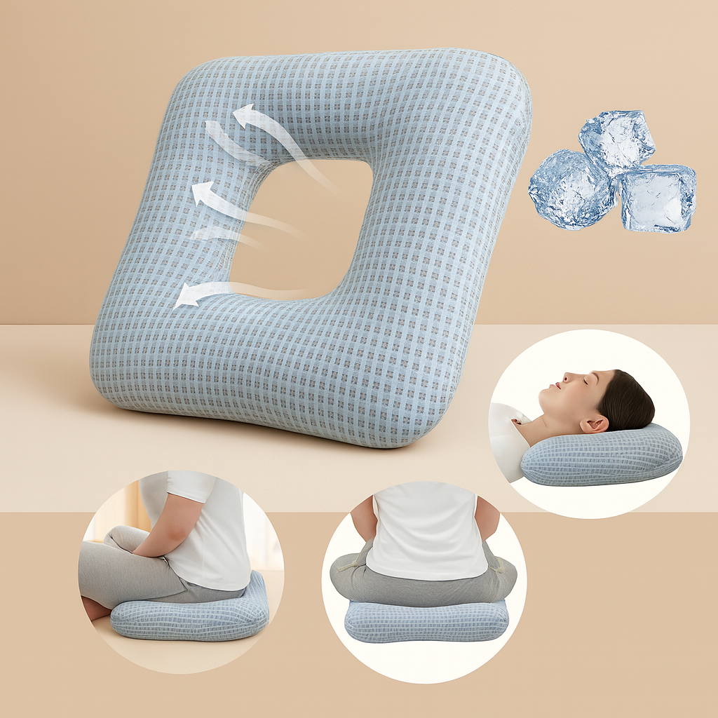 HerPillow Donut Pillow for Hemorrhoid & Tailbone Relief