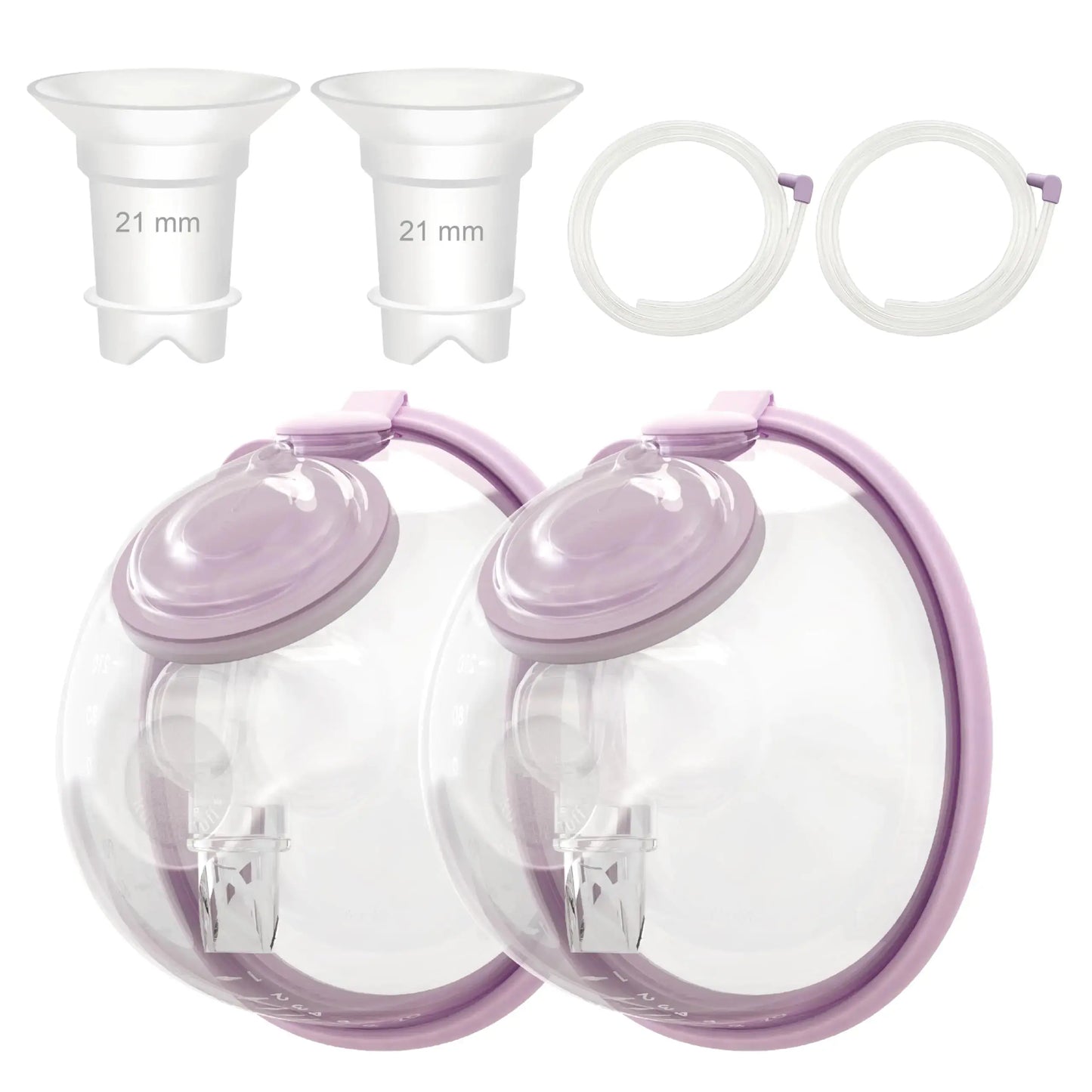 HerPillow Rumble Tuff Go Cups- Hands Free Collection Cups. Sizes 24mm Breastshield and 21mm Insert. Compatible with Medela Breast Pumps and Spectra Breast Pumps. 8 oz Storage Capacity Easy Cleaning HerPillow.store