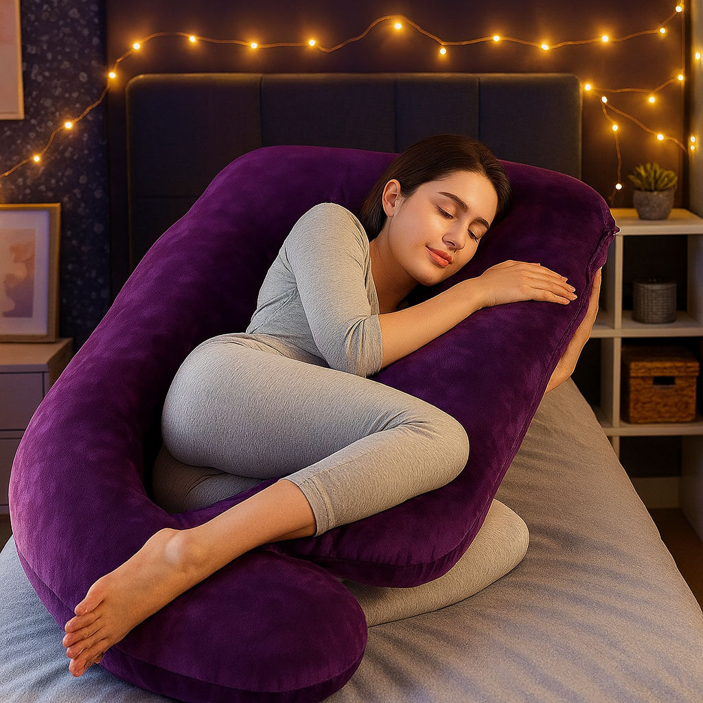 HerPillow® Ultimate 5-in-1 Pregnancy & Nursing Support Pillow