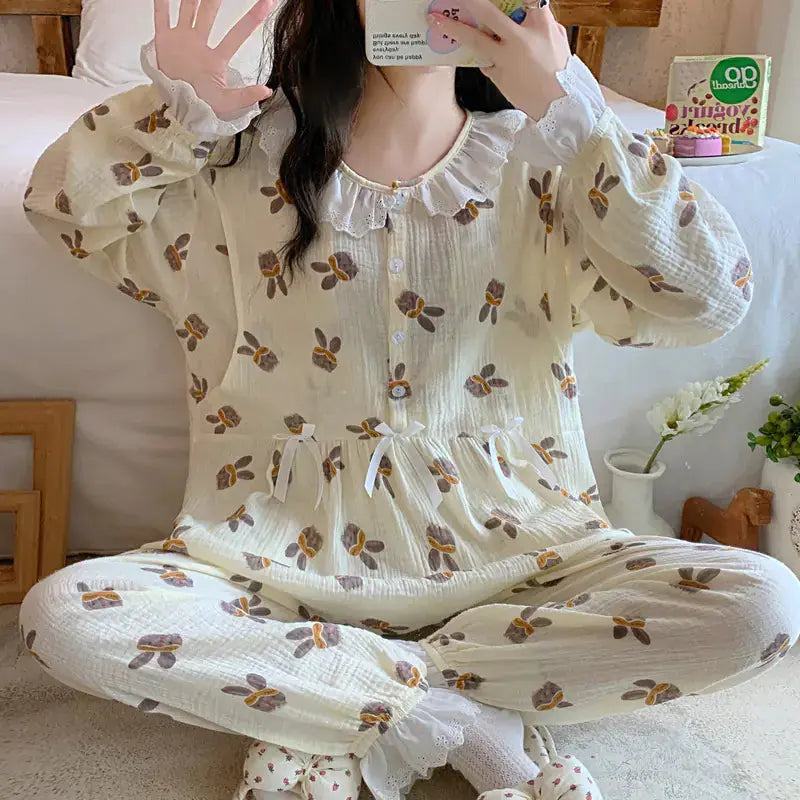 HerPillow Cotton Maternity Sleepwear for Postpartum Nursing HerPillow.store