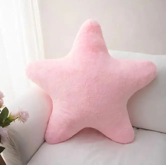 HerPillow Star Pattern Pillow Super Soft And Cute Plush Pillow HerPillow.store