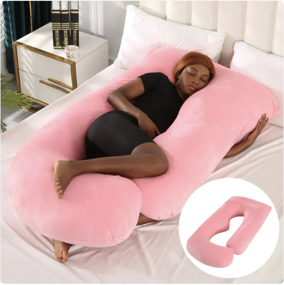 Pregnancy Waist Support Pillow for Side Sleeping | Maternity Belly Relief Cushion