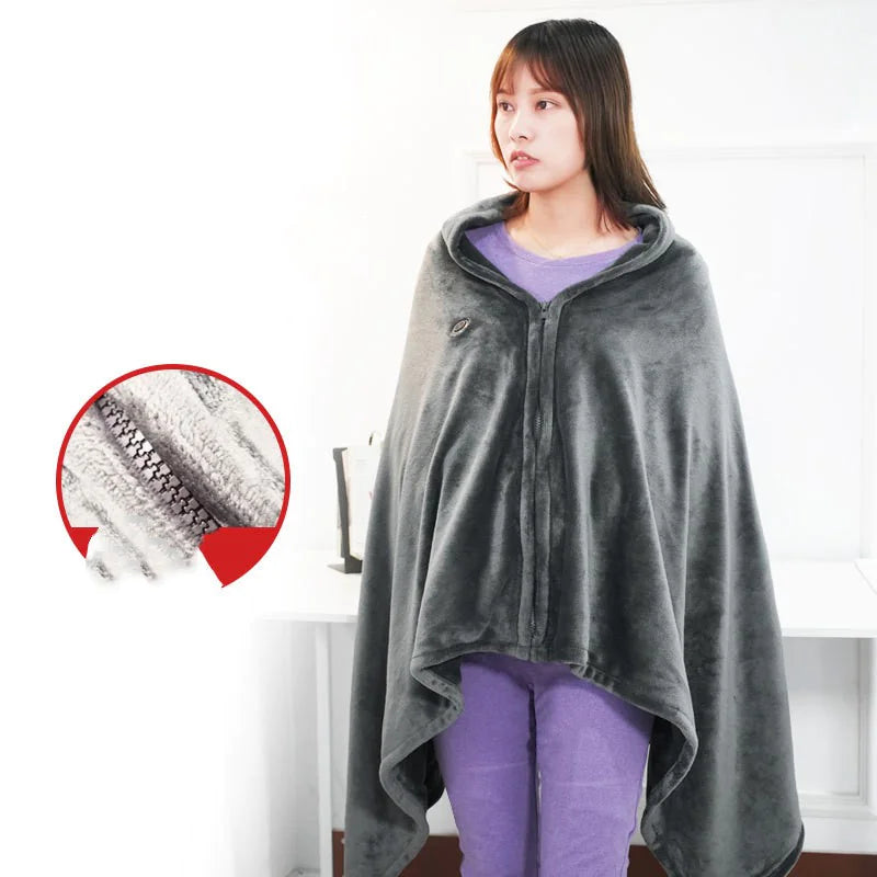 HerPillow Co. Heated Throw Blanket