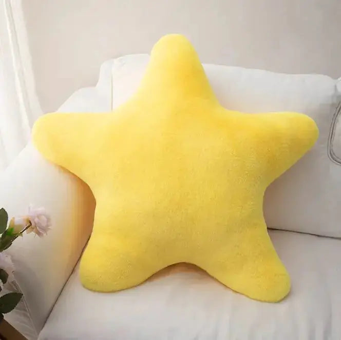HerPillow Star Pattern Pillow Super Soft And Cute Plush Pillow HerPillow.store