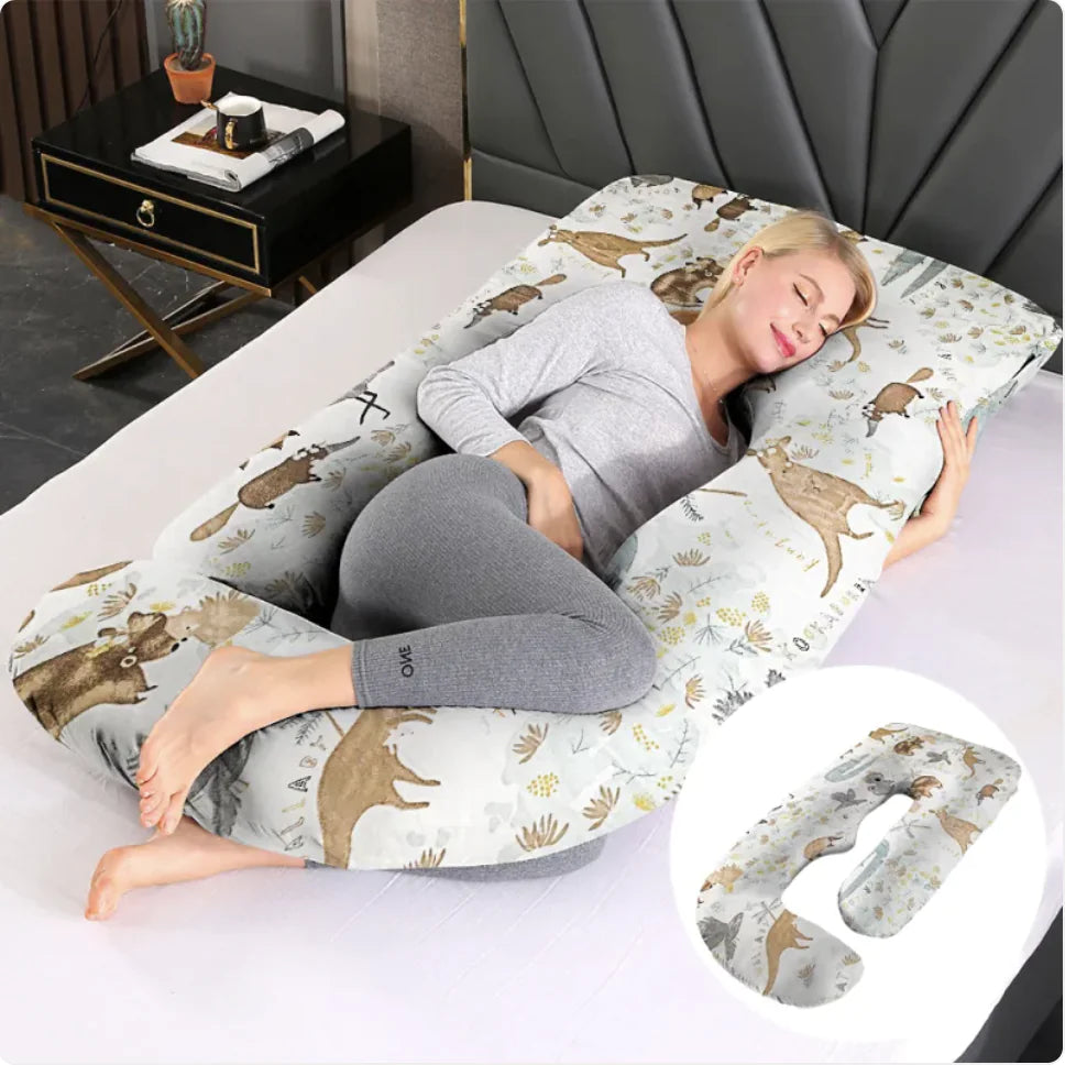 Pregnancy Waist Support Pillow for Side Sleeping | Maternity Belly Relief Cushion