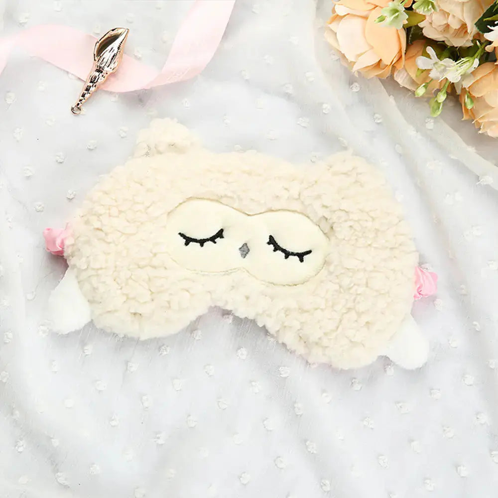 HerPillow Cute Plush Sleeping Sheep Eye Mask for Relaxation HerPillow.store