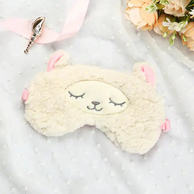 HerPillow Cute Plush Sleeping Sheep Eye Mask for Relaxation HerPillow.store