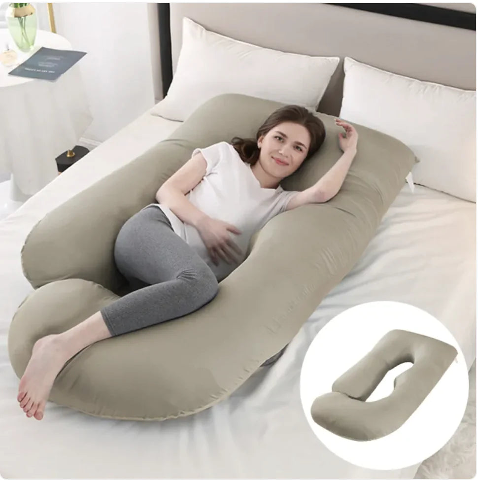 Pregnancy Waist Support Pillow for Side Sleeping | Maternity Belly Relief Cushion