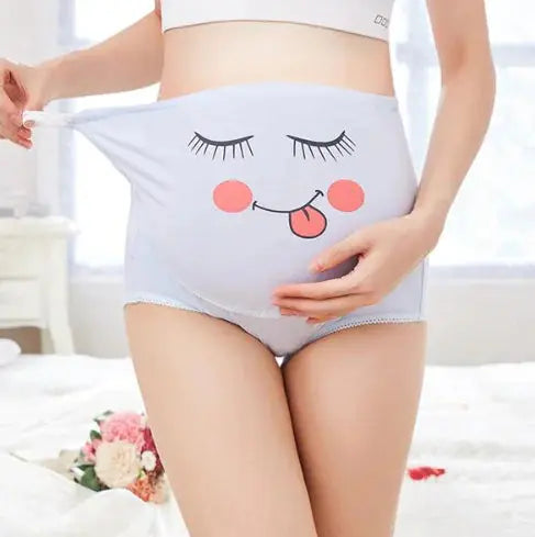 HerPillow Maternity Cartoon Expression Underwear HerPillow.store