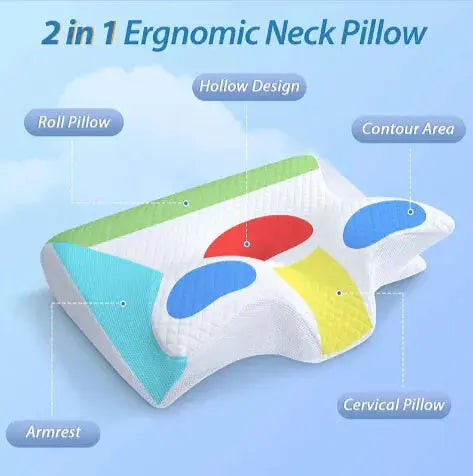 HerPillow Memory Foam Neck Support Pillow HerPillow.store