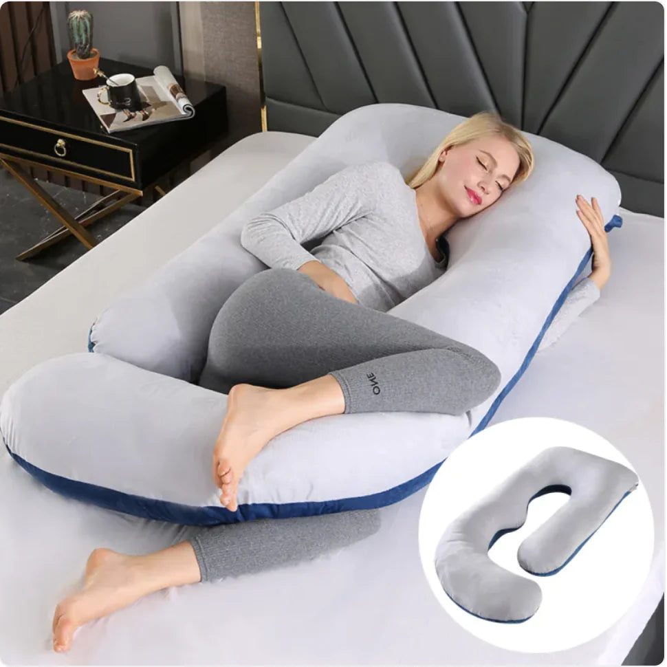 Pregnancy Waist Support Pillow for Side Sleeping | Maternity Belly Relief Cushion