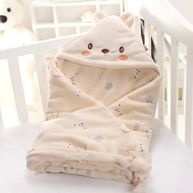 HerPillow Baby Wrap Blanket, Newborn Swaddle, Fleece Cotton Blanket HerPillow.store