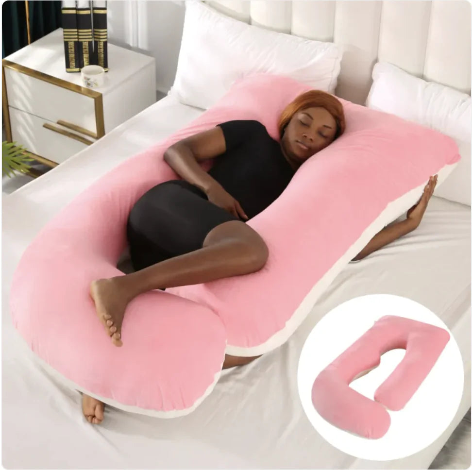 Pregnancy Waist Support Pillow for Side Sleeping | Maternity Belly Relief Cushion