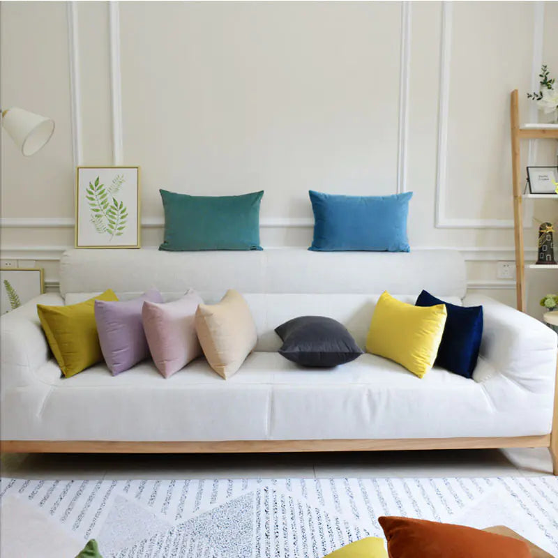 HerPillow Co. Velvet Throw Pillow for Sofa Decor