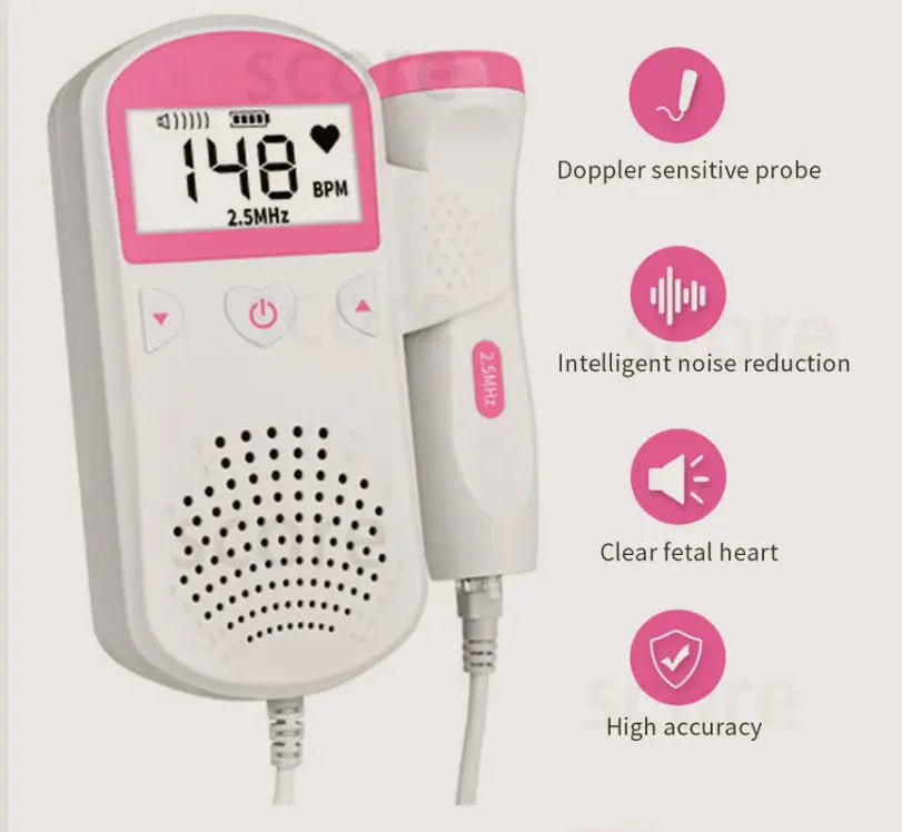 HerPillow Home Pregnancy Fetal Heart Rate Monitor Device HerPillow.store