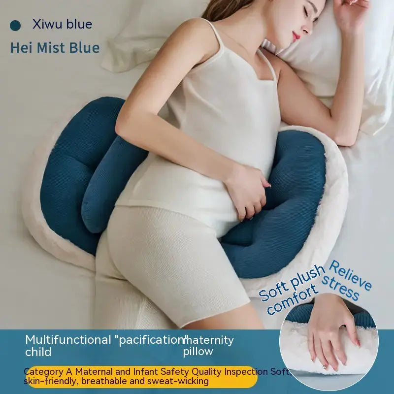 HerPillow U-shaped Pregnancy Support Pillow for Side Sleeping HerPillow.store