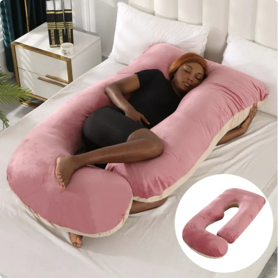 Pregnancy Waist Support Pillow for Side Sleeping | Maternity Belly Relief Cushion