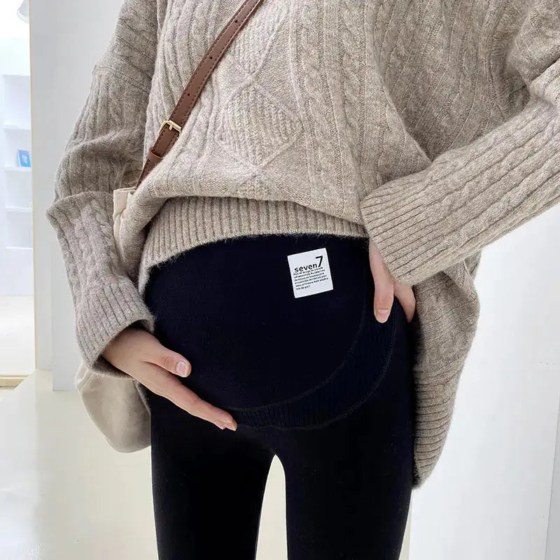 HerPillow Comfortable Slim Stretch Cotton Maternity Pants HerPillow.store