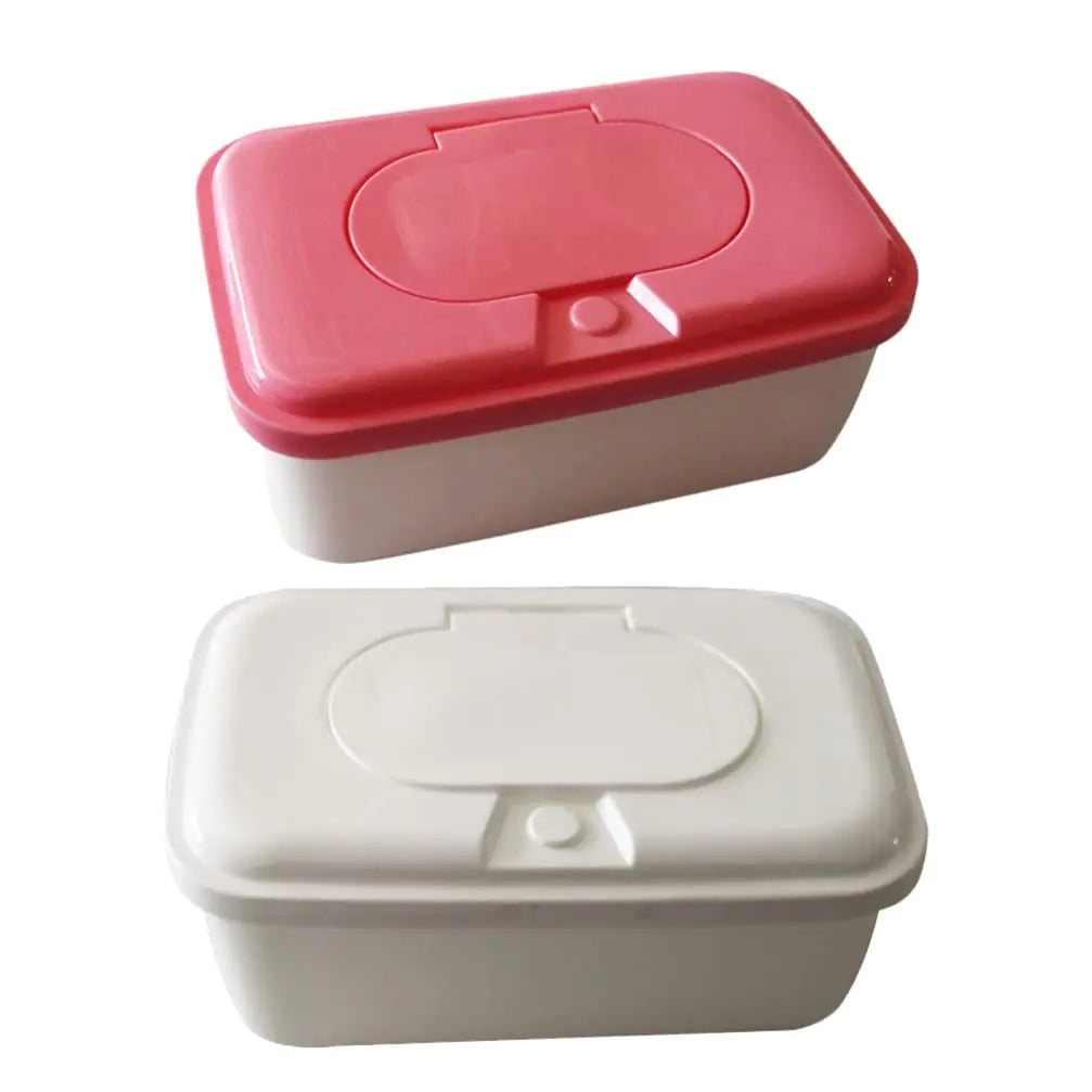 Baby Wipes Dispenser Portable & Refillable – 2pcs Toddler Wipe Case
