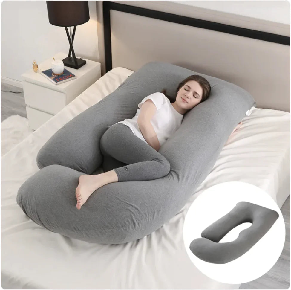 Pregnancy Waist Support Pillow for Side Sleeping | Maternity Belly Relief Cushion