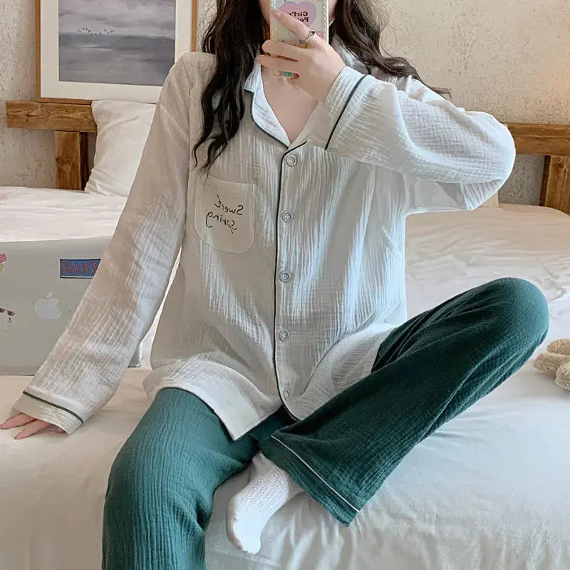 HerPillow Cotton Maternity Sleepwear for Postpartum Nursing HerPillow.store