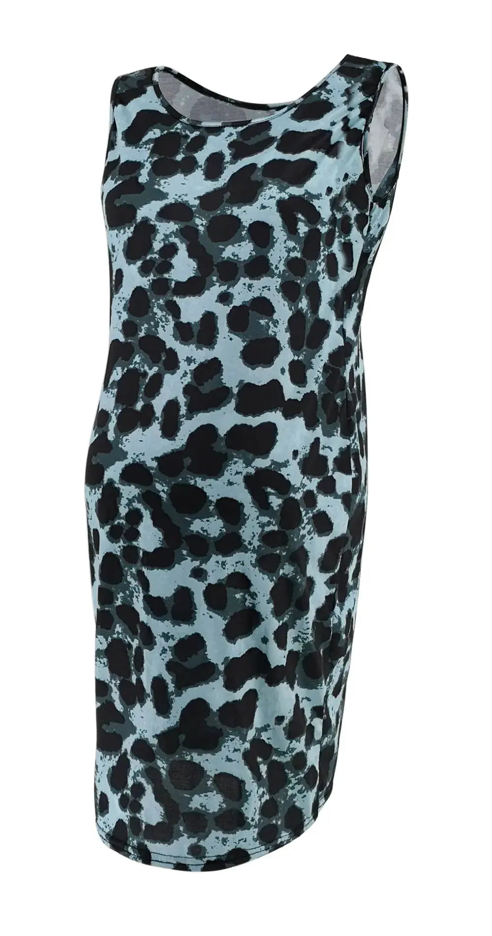 HerPillow Summer Sleeveless Leopard Dress for Pregnant Women HerPillow.store