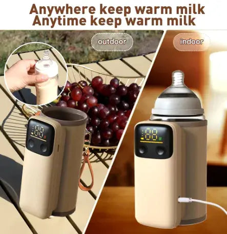 HerPillow Rechargeable Portable Baby Bottle Warmer HerPillow.store
