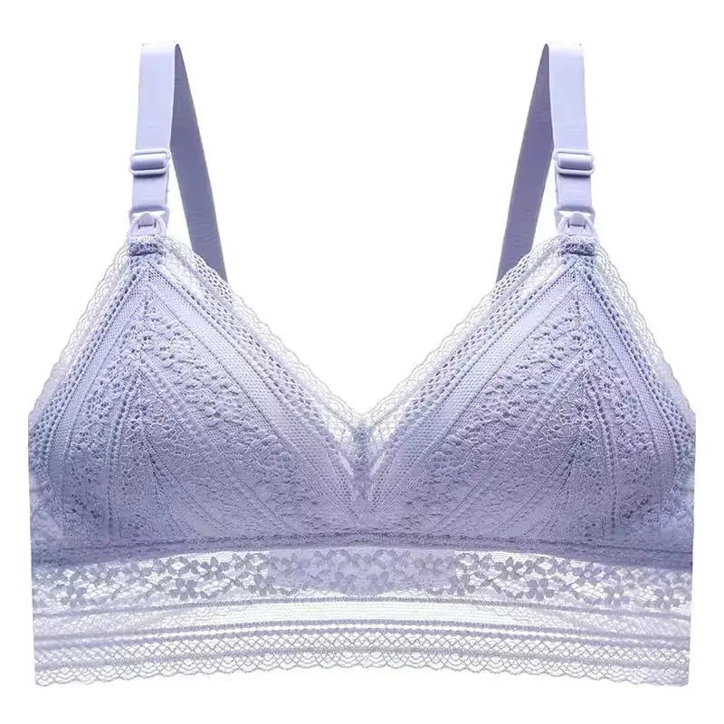 Sexy Lace Nursing Bra for Pregnant Women (Wireless) HerPillow.store