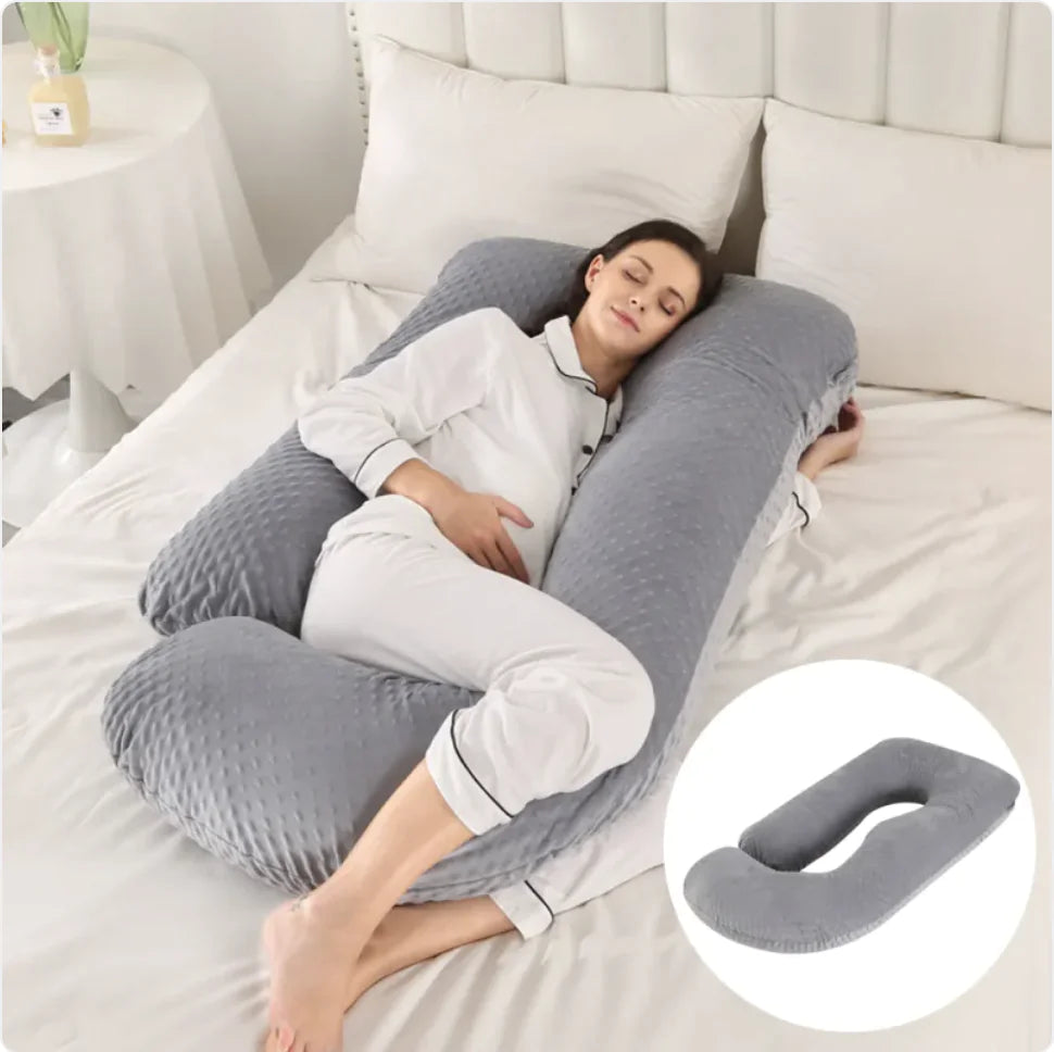 Pregnancy Waist Support Pillow for Side Sleeping | Maternity Belly Relief Cushion