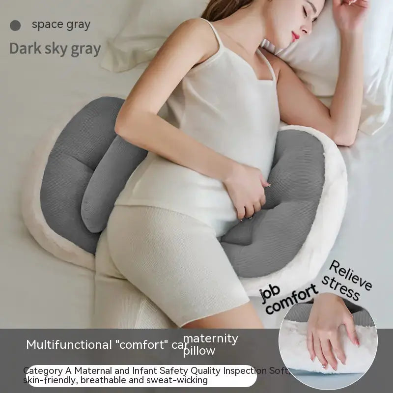 HerPillow U-shaped Pregnancy Support Pillow for Side Sleeping HerPillow.store