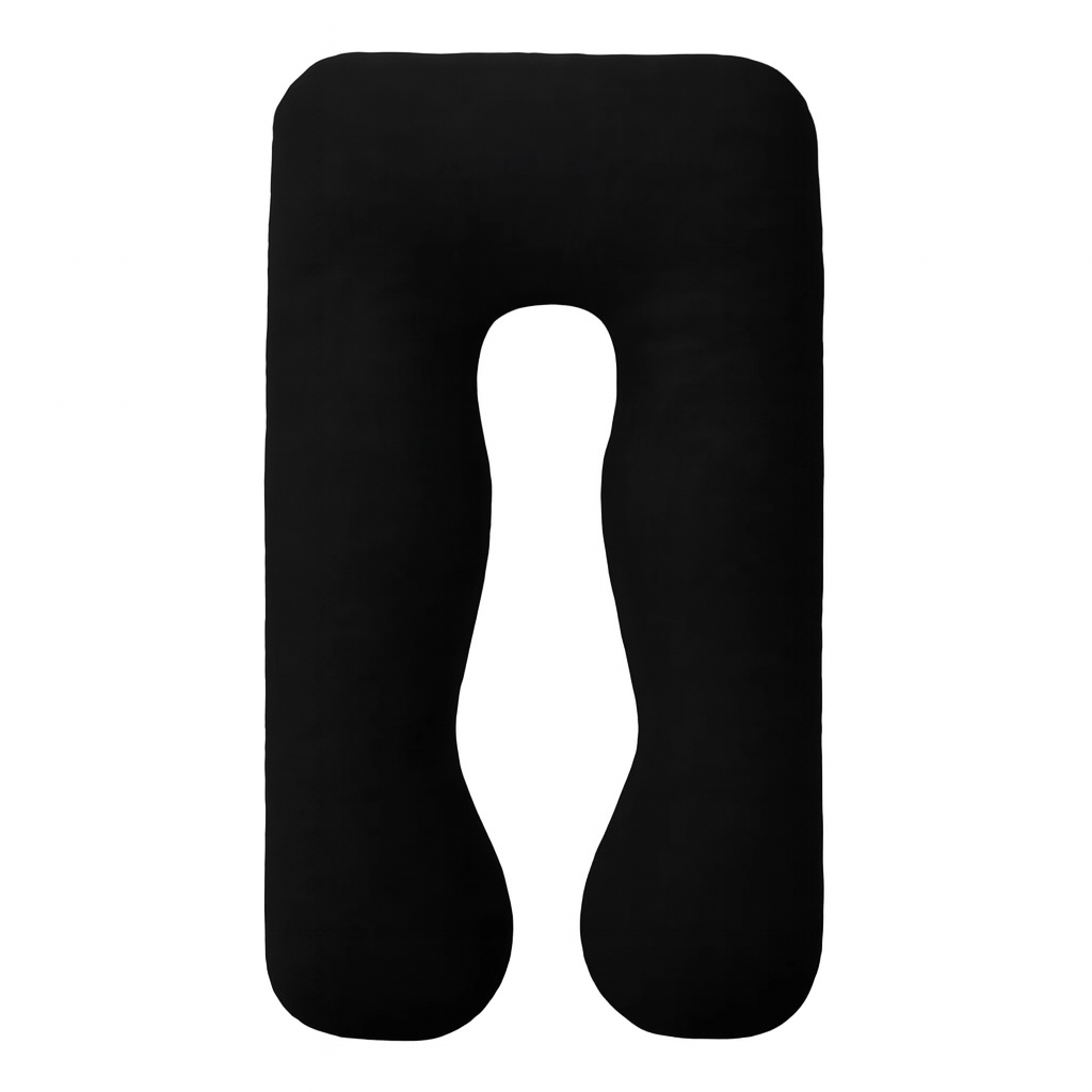 HerPillow® Pillowcase Replacement + HerPillow® Black Pillow Bundle