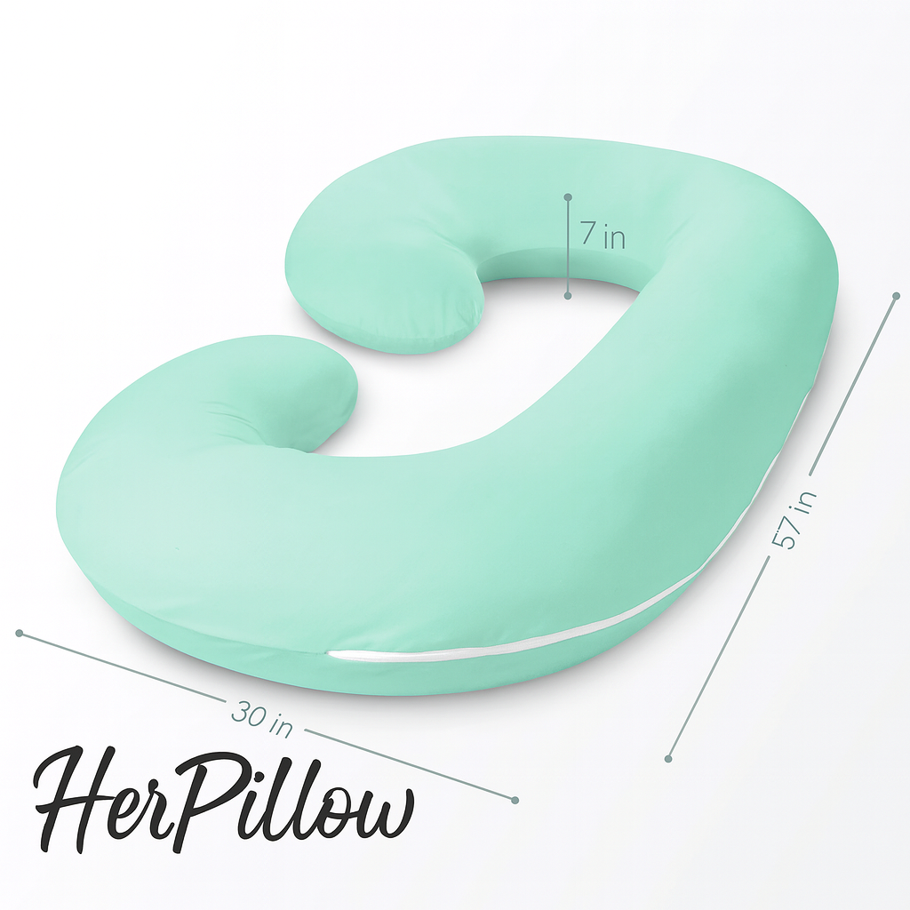 HerPillow® Maternity Waist Support Pillow – Relieve Back & Hip Pain | 30x57x7cm