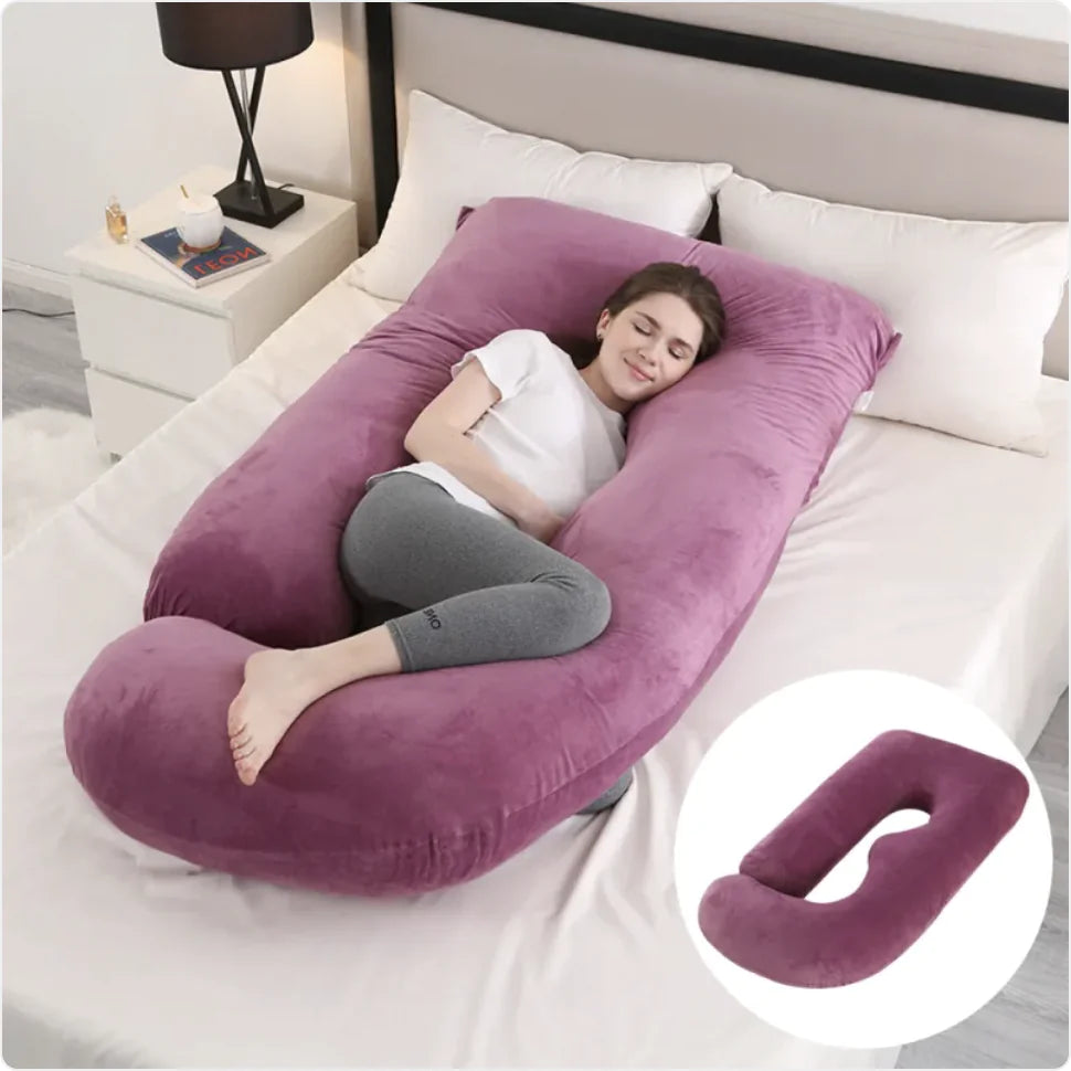 Pregnancy Waist Support Pillow for Side Sleeping | Maternity Belly Relief Cushion