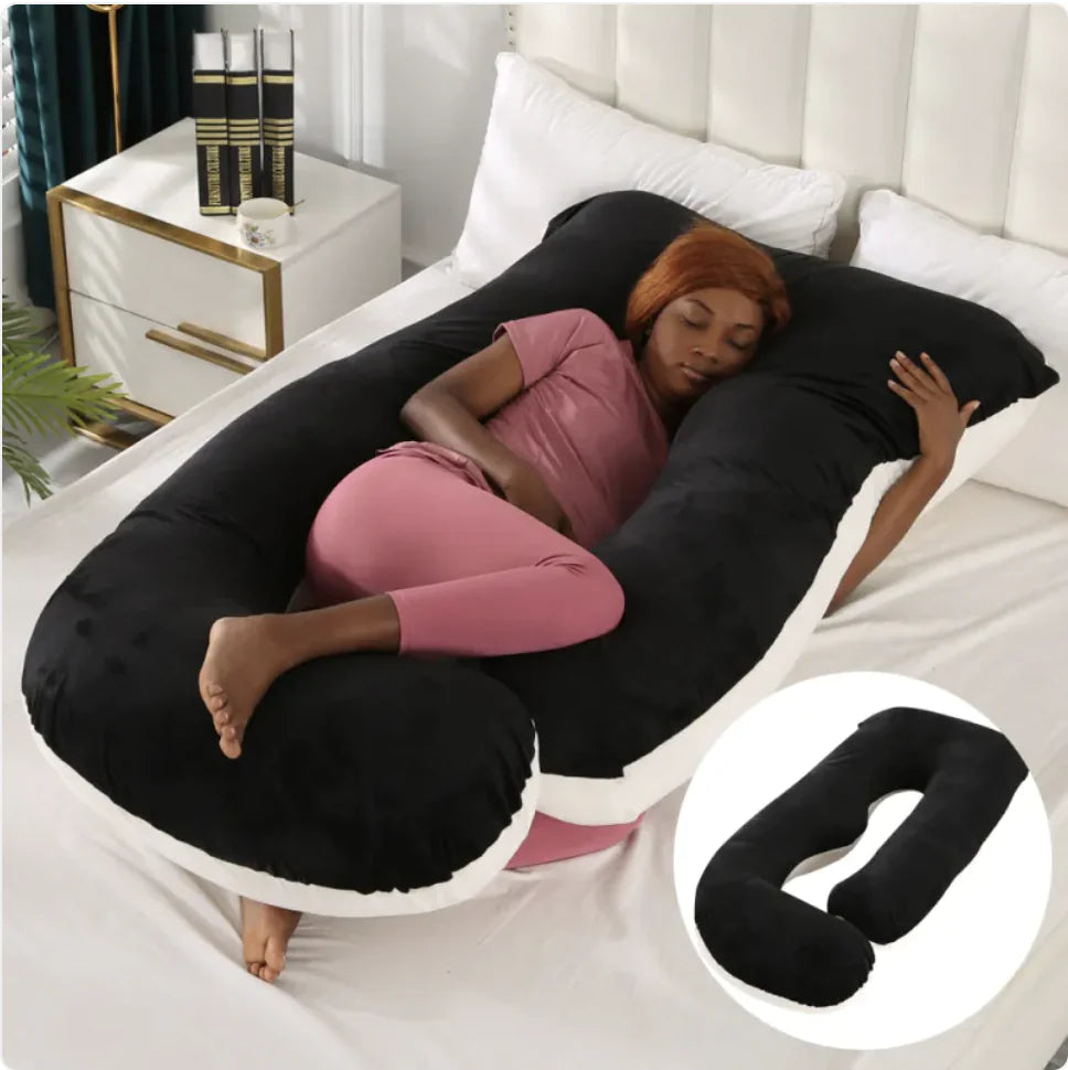 Pregnancy Waist Support Pillow for Side Sleeping | Maternity Belly Relief Cushion