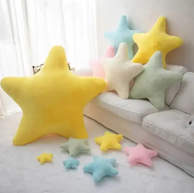 HerPillow Star Pattern Pillow Super Soft And Cute Plush Pillow HerPillow.store