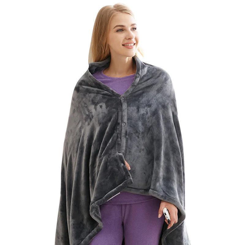 HerPillow Co. Heated Throw Blanket