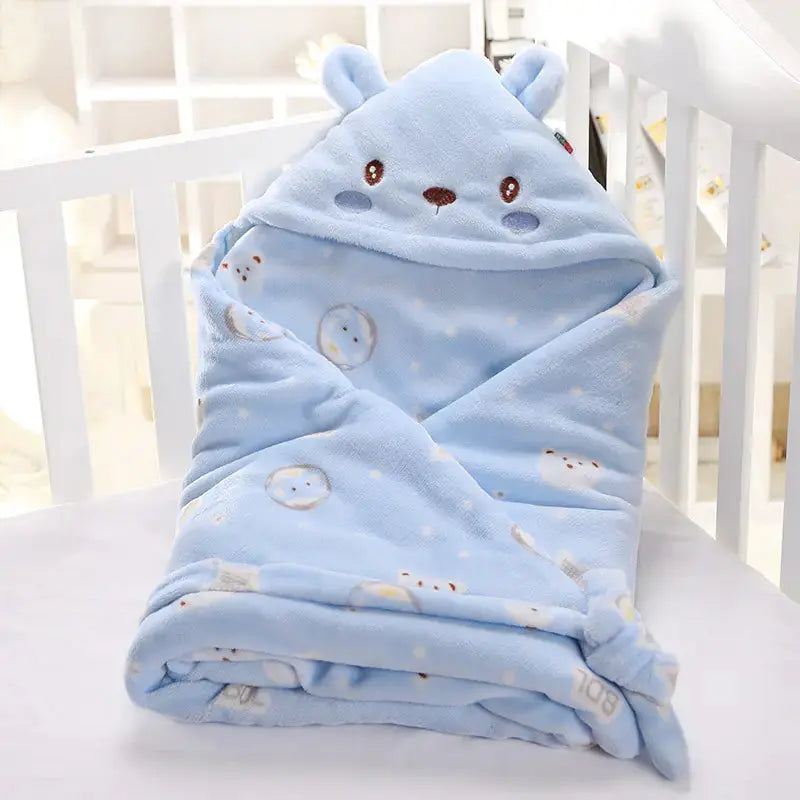 HerPillow Baby Wrap Blanket, Newborn Swaddle, Fleece Cotton Blanket HerPillow.store