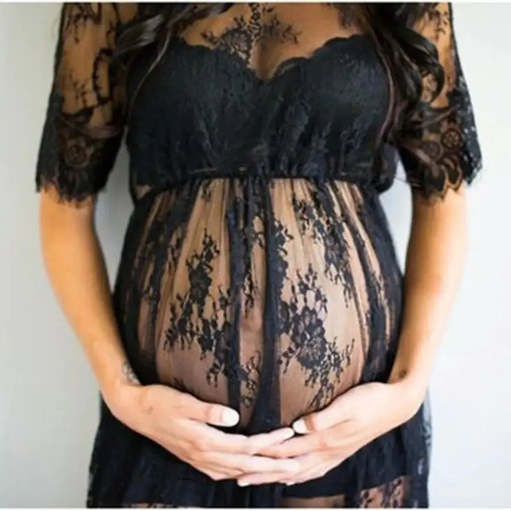 HerPillow Lace Maternity Dress for Pregnancy Photography Props HerPillow.store