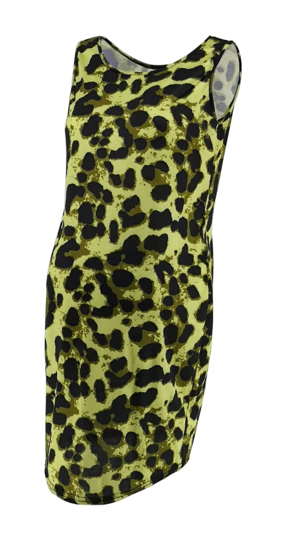 HerPillow Summer Sleeveless Leopard Dress for Pregnant Women HerPillow.store