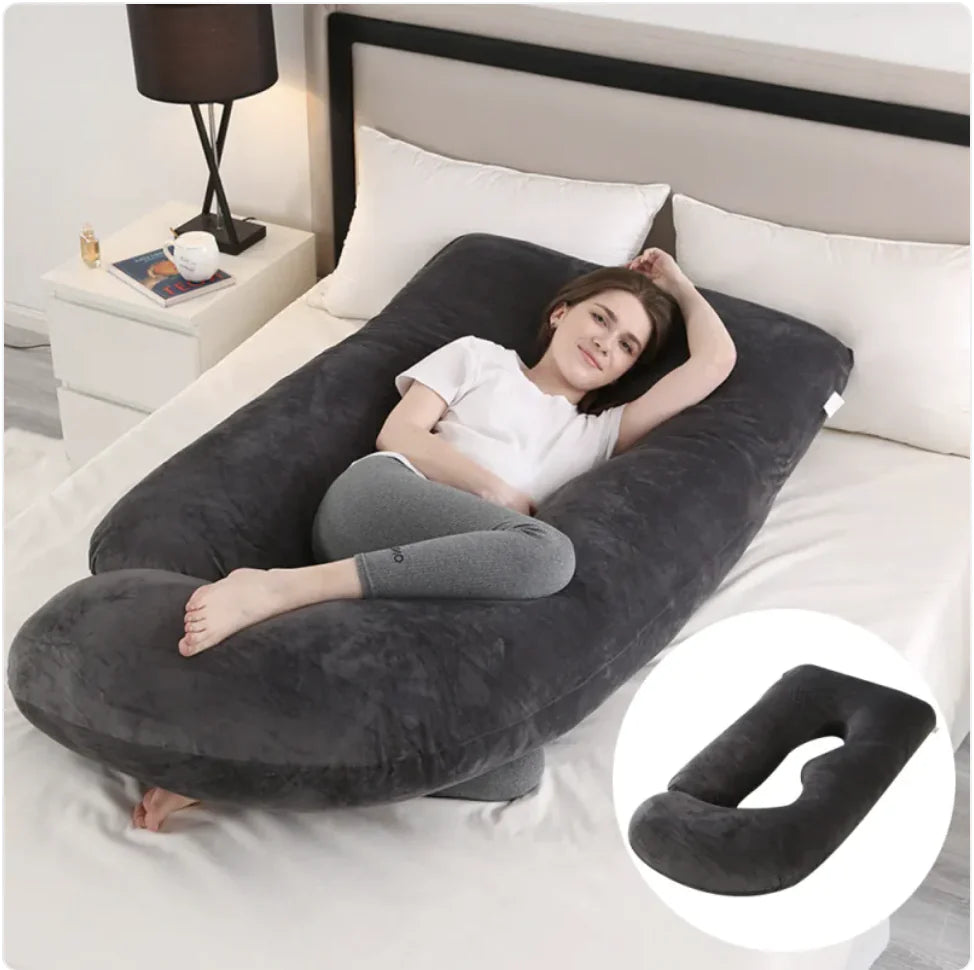 Pregnancy Waist Support Pillow for Side Sleeping | Maternity Belly Relief Cushion