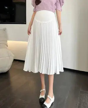 HerPillow Summer Thin Pleated Skirt for Pregnant Women HerPillow.store
