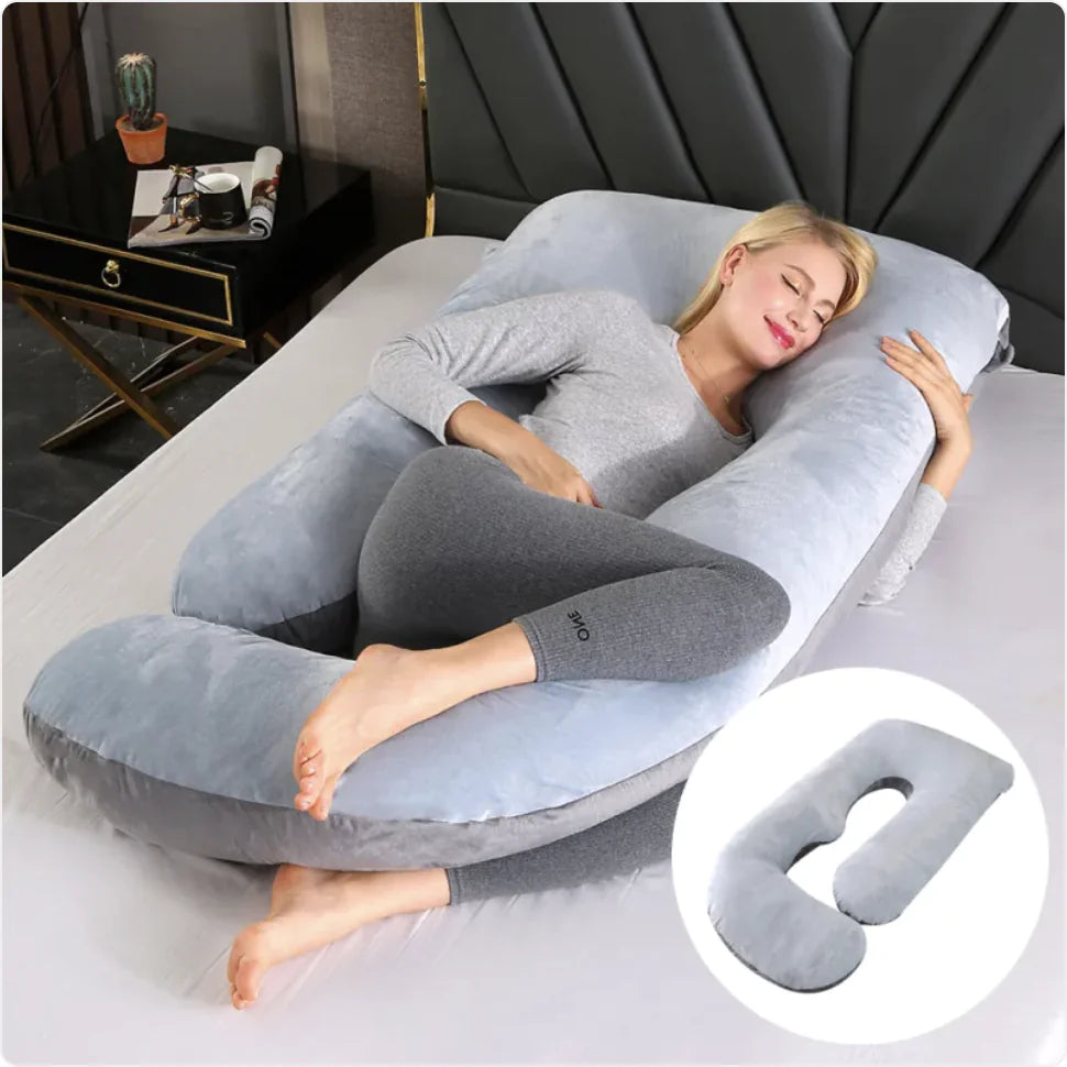 Pregnancy Waist Support Pillow for Side Sleeping | Maternity Belly Relief Cushion