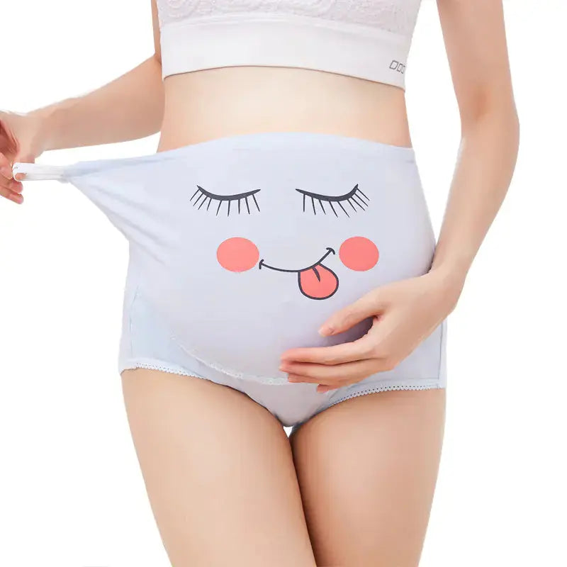 HerPillow Maternity Cartoon Expression Underwear HerPillow.store